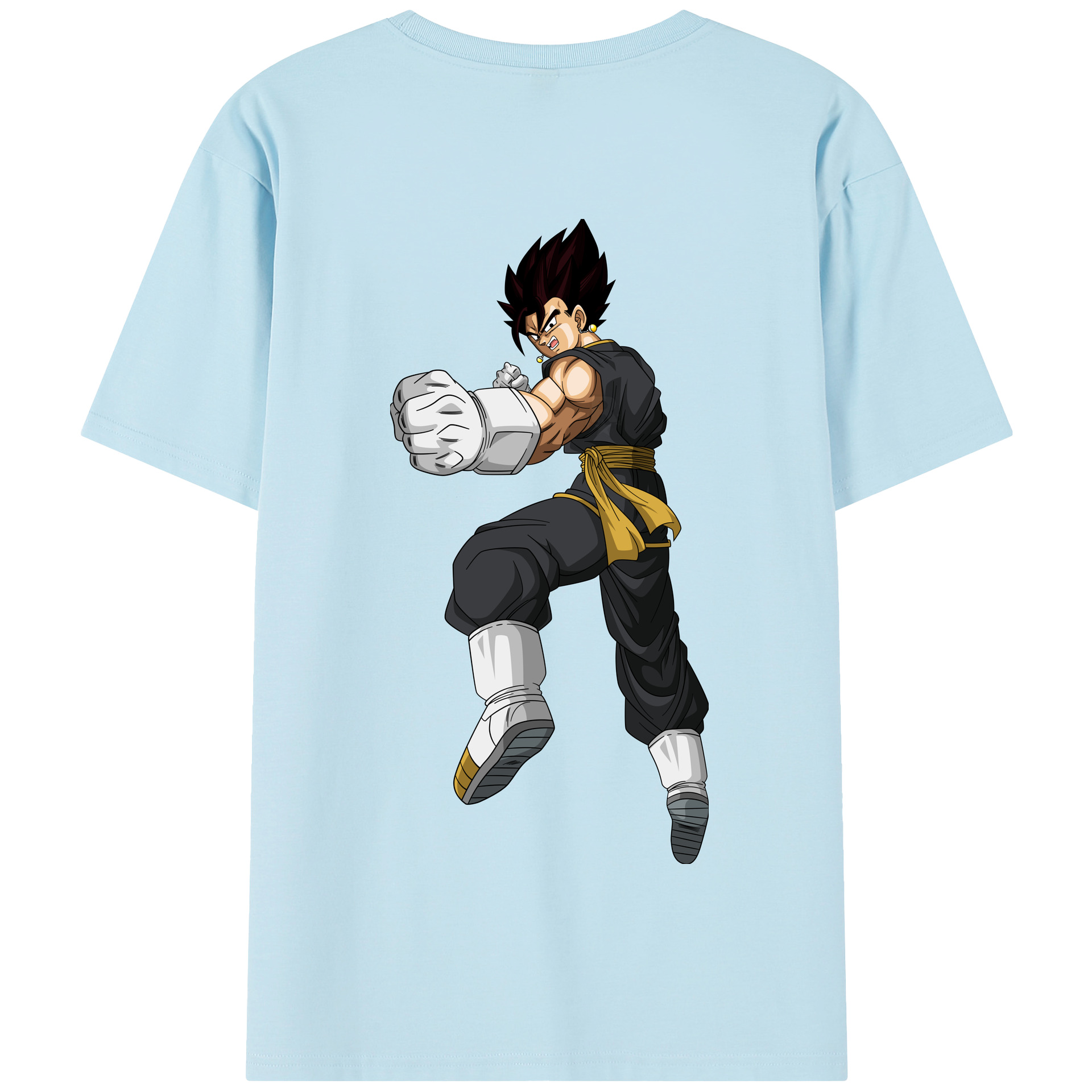 （画像用） ドラゴンボール ベジット DRAGON BALL Vegetto 綿100％半袖Tシャツ（背面プリント）